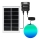 Aigostar - Lampadario solare dimmerabile LED RGB MESH LED/20W/3,7V 4000 mAh 2700K-6500K IP65 d. 20 cm