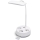 Aigostar - Lampe de bureau LED dimmable avec prises et port USB LED/4,6W/230V 3000/4000/6500K blanche