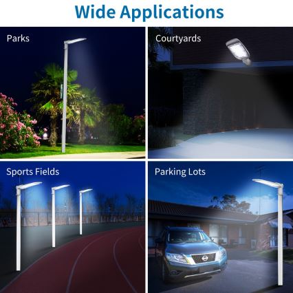 Aigostar - Lampe de rue SLIM LED/150W/230V 6500K IP65