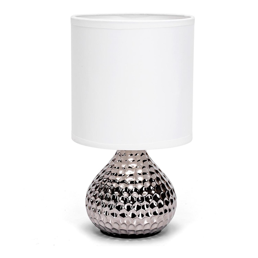 Aigostar - Lampe de table 1xE14/40W/230V chrome brillant