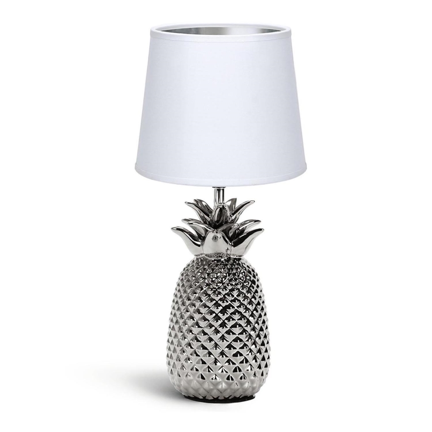 Aigostar - Lampe de table 1xE14/40W/230V chrome brillant