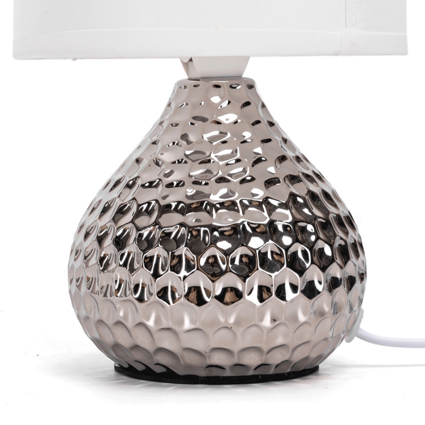 Aigostar - Lampe de table 1xE14/40W/230V chrome brillant