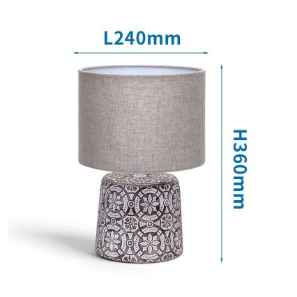 Aigostar - Lampe de table 1xE14/40W/230V