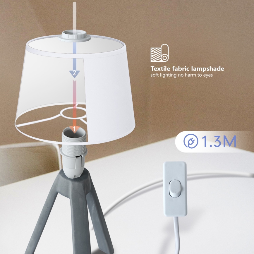 Aigostar - Lampe de table 1xE14/40W/230V