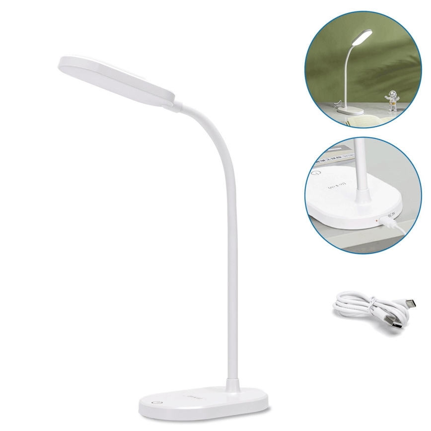 Aigostar - Lampe de table tactile à intensité variable LED/3W/5V