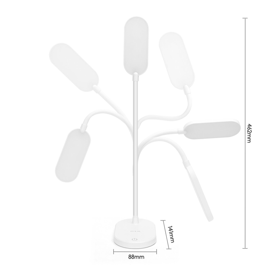 Aigostar - Lampe de table tactile à intensité variable LED/3W/5V