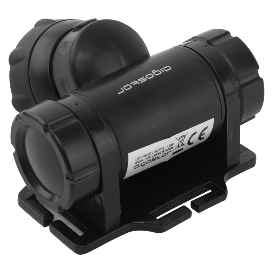 Aigostar - Lampe frontale LED/1,8W/3xAAA
