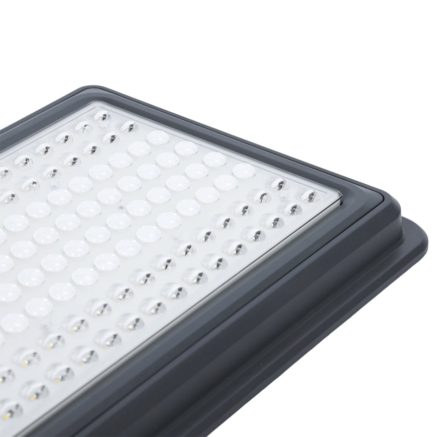 Aigostar - Lampadaire solaire LED avec capteur LED/300W/3,2V 3600mAh + télécommande