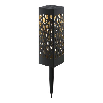 Aigostar - Lampe solaire LED/0,006W/1,2V 28,5 cm noir 6500K IP44