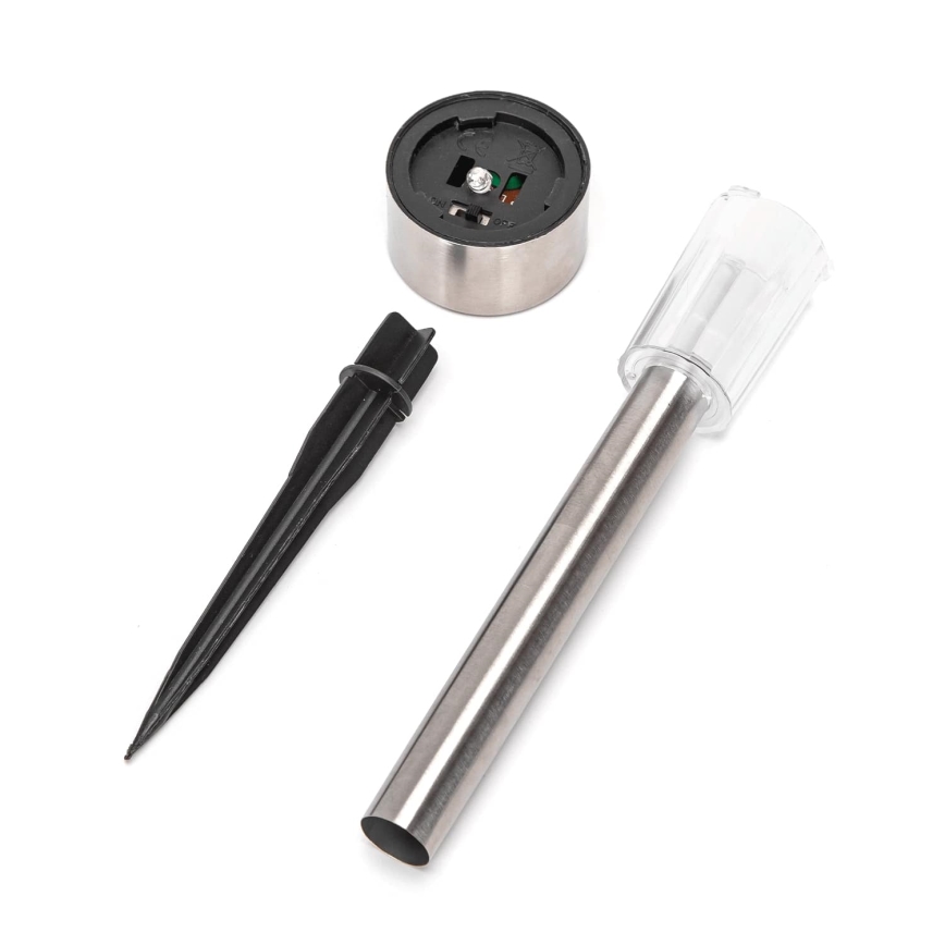 Aigostar - Lampe solaire LED/0,006W/1,2V 29,5 cm chrome mat 6500K IP44
