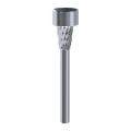 Aigostar - Lampe solaire LED/0,006W/1,2V 29,5 cm chrome mat 6500K IP44