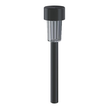 Aigostar - Lampe solaire LED/0,006W/1,2V 29,5 cm noir 6500K IP44