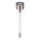 Aigostar - Lampe solaire LED/0,006W/1,2V 36,7cm chrome mat 2700K 40 mAh IP44