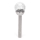Aigostar - Lampe solaire LED/0,006W/1,2V 37,8cm chrome mat 2700K IP44
