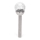 Aigostar - Lampe solaire LED/0,006W/1,2V 37,8cm chrome mat 6500K IP44