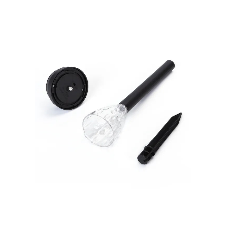 Aigostar - Lampe solaire LED/0,06W/2V 33,5 cm 6500K IP44 noir