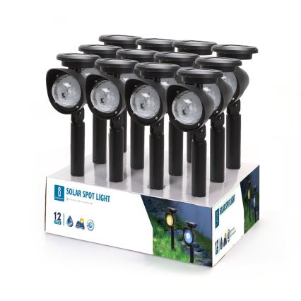 Aigostar - Lampe solaire RGB LED/400mAh IP44