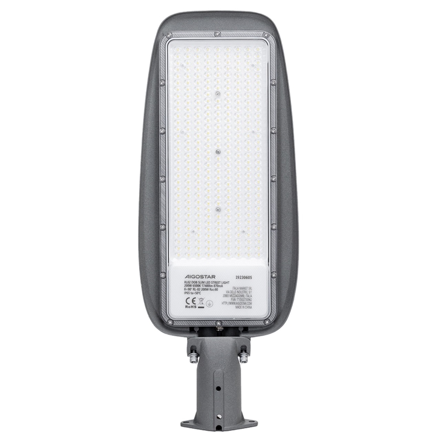 Aigostar - Lampione stradale LED SLIM/200W/230V 6500K IP65