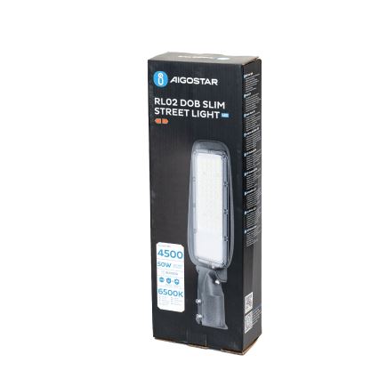 Aigostar - Lampione stradale LED SLIM 50W/230V 6500K IP65
