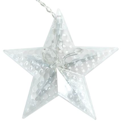 Aigostar - LED-Lichterkette für den Außenbereich 120 LEDs/6 W/230 V/8 Funktionen 3×0,6 m IP44 kaltweiß + Fernbedienung