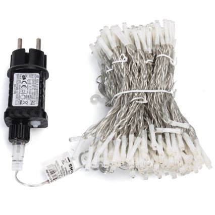 Aigostar - LED-Außen-Weihnachtslichterkette 234xLED 1,2x1,8m IP44 kaltweiß