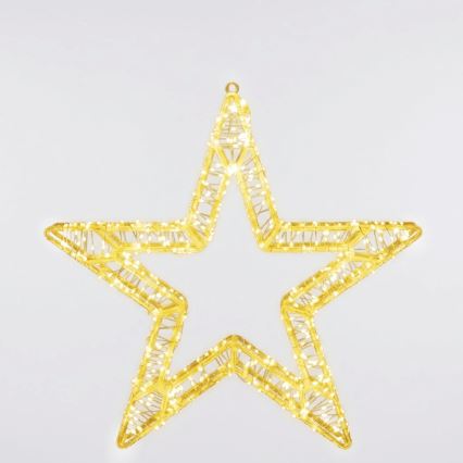 Aigostar - LED Weihnachtsdekoration für den Außenbereich 540xLED/6W/230V IP44 warmweiß 45cm Stern