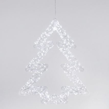 Aigostar - LED-Außen-Weihnachtsdekoration 540 LEDs/6 W/230 V IP44 kaltweiß 45 cm