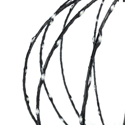 Aigostar - LED Außen-Weihnachtsdekoration 177xLED/3,6W/230V 60 cm IP44 Kugel kaltweiß