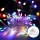 Aigostar - LED Außen-Weihnachtslichterkette 100xLED/8 Funktionen 3xAA 10,3m IP44 mehrfarbig
