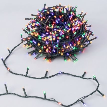 Aigostar - LED-Außen-Weihnachtslichterkette, 150 LEDs, 8 Funktionen, 18 m, IP44, mehrfarbig