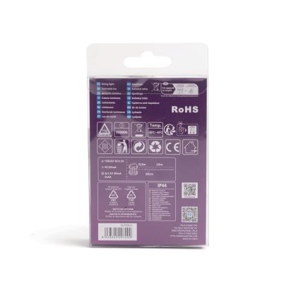 Aigostar - LED Weihnachts-Lichterkette für den Außenbereich 150xLED/8 Funktionen/3xAA 15,3m IP44 mehrfarbig