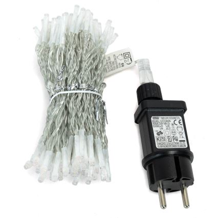 Aigostar - LED-Außen-Weihnachtslichterkette 300xLED/8 Funktionen 3x1m IP44 warmweiß + Fernbedienung