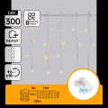 Aigostar - LED Außen-Weihnachtslichterkette 300xLED/8 Funktionen 18x0,4m IP44 warmweiß