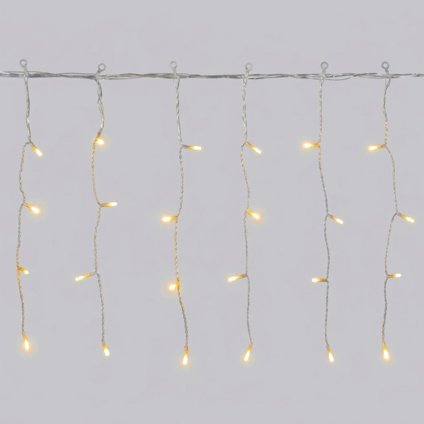 Aigostar - LED Außen-Weihnachtslichterkette 300xLED/8 Funktionen 18x0,4m IP44 warmweiß