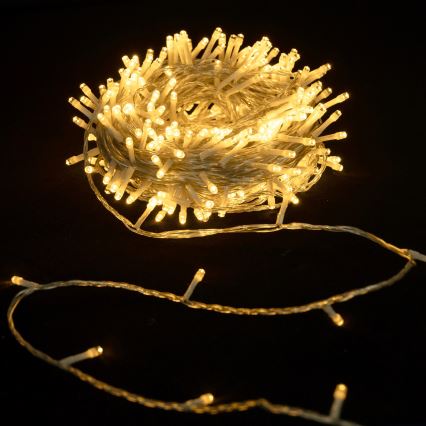 Aigostar - LED Außen-Weihnachtskette 400xLED/8 Funktionen 20m IP44 warmweiß