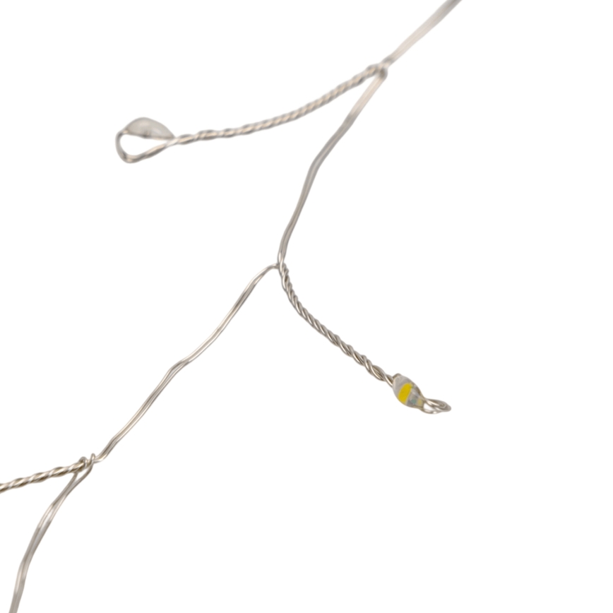 Aigostar - LED-Außen-Weihnachtslichterkette 50xLED/8 Funktionen 3xAA 1,8m IP44 mehrfarbig