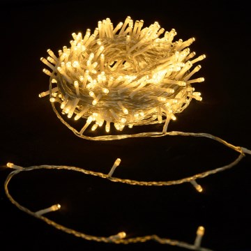 Aigostar - LED-Außen-Weihnachtslichterkette 600 LEDs 30 m IP44 warmweiß
