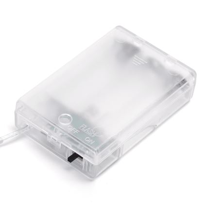 Aigostar - LED  catena 50xLED/3xAA 5,3m bianco caldo