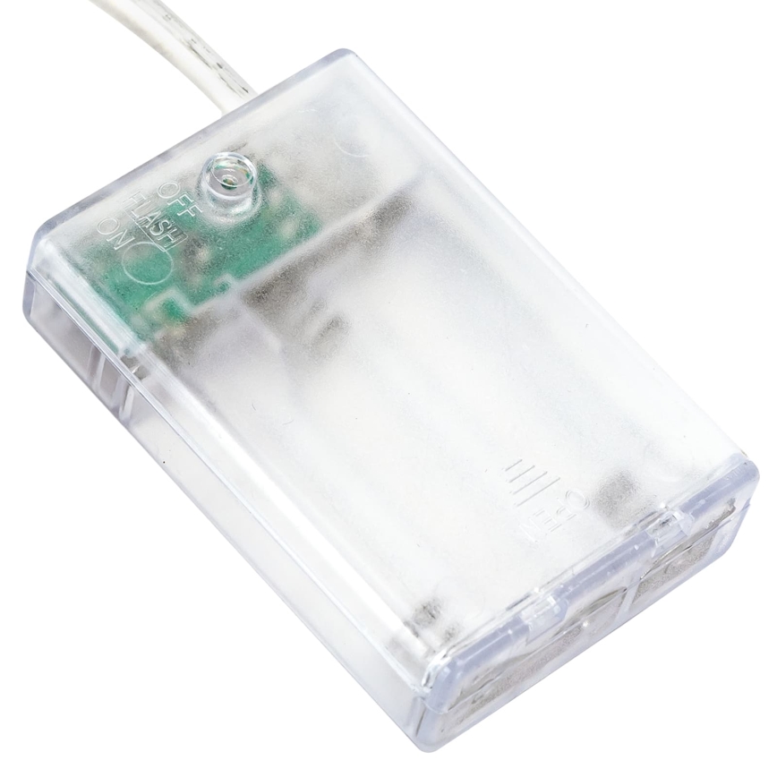 Aigostar - LED Catena luminosa di Natale 100xLED/3xAA 10,3m bianco caldo