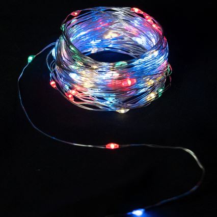 Aigostar - LED Catena luminosa natalizia 20xLED/2xCR2032 2m multicolore