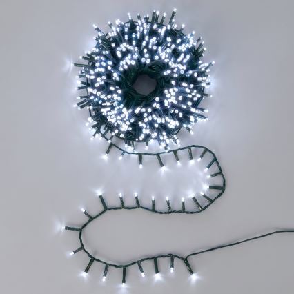 Aigostar - LED Catena luminosa natalizia da esterno 1500xLED/8 funzioni 33m IP44 bianco freddo