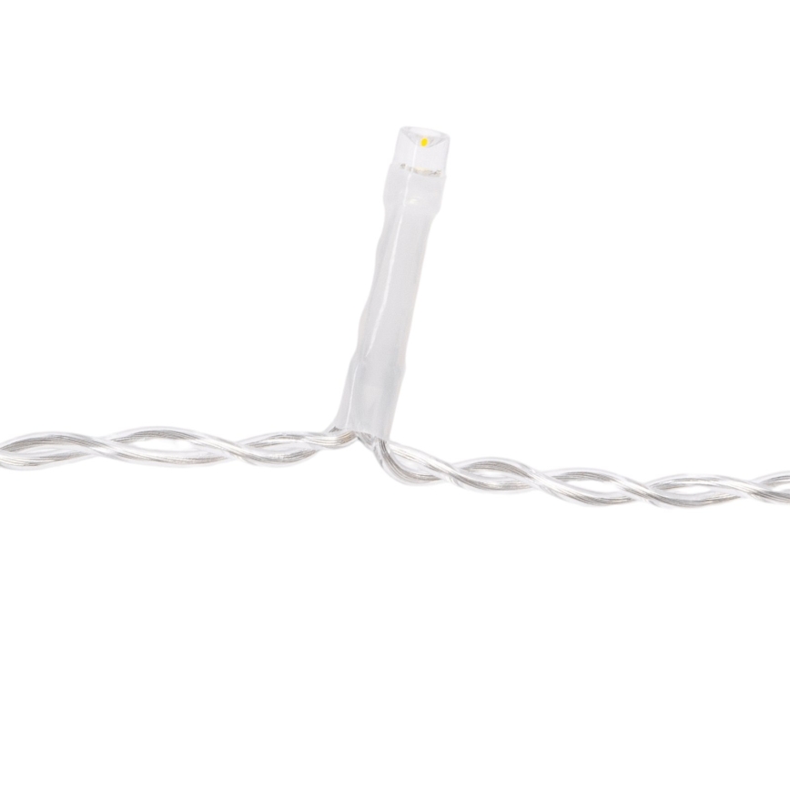 Aigostar - LED Catena luminosa natalizia per esterni 100xLED/8 funzioni 8x0,4m IP44 multicolore