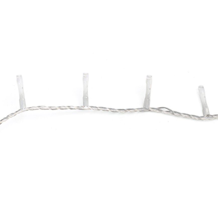 Aigostar - LED Catena luminosa natalizia per esterni 200xLED/8 funzioni 13m IP44 bianco caldo