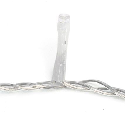 Aigostar - LED Catena luminosa natalizia per esterni 200xLED/8 funzioni 13m IP44 bianco caldo