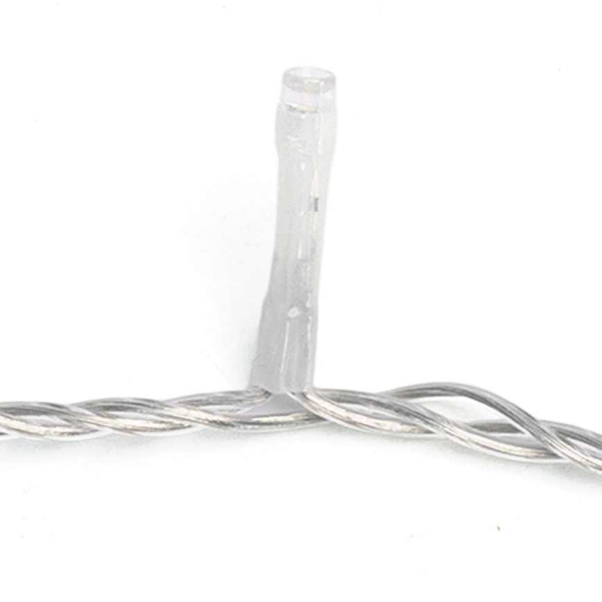 Aigostar - LED Catena luminosa natalizia per esterni 200xLED/8 funzioni 13m IP44 bianco caldo