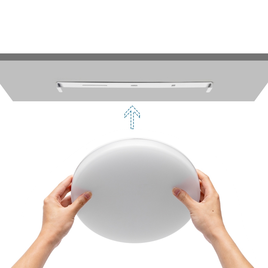 Aigostar - LED-dimmbare Badezimmer-Deckenleuchte LED/24W/230V 3000K-6500K IP54 Ø 33 cm + Fernbedienung