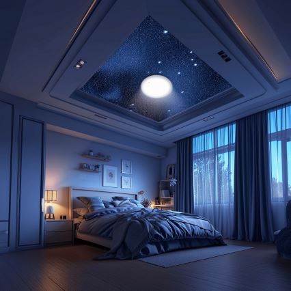 Aigostar - Dimmbare LED-Deckenleuchte für Badezimmer MESH Smart LED/12W/230V 3000-6500K IP44 + Fernbedienung