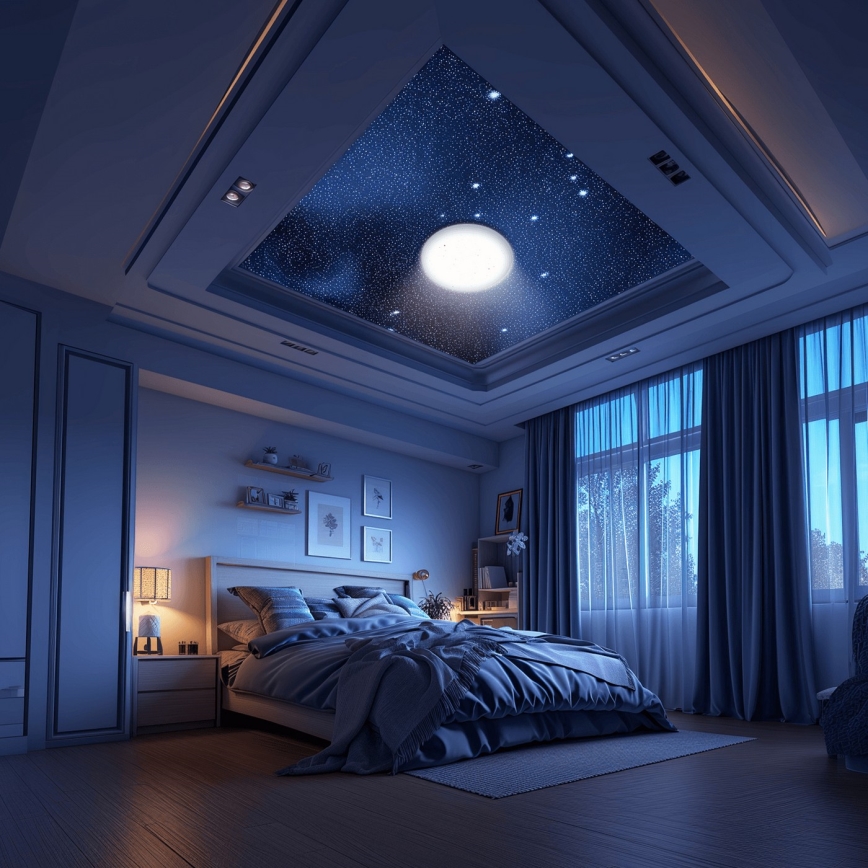 Aigostar - Dimmbare LED-Deckenleuchte für Badezimmer MESH Smart LED/12W/230V 3000-6500K IP44 + Fernbedienung