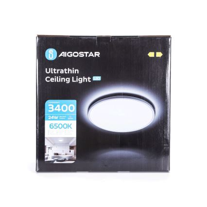 Aigostar - LED-Deckenleuchte für das Badezimmer LED/24W/230V 6500K d 42 cm IP44