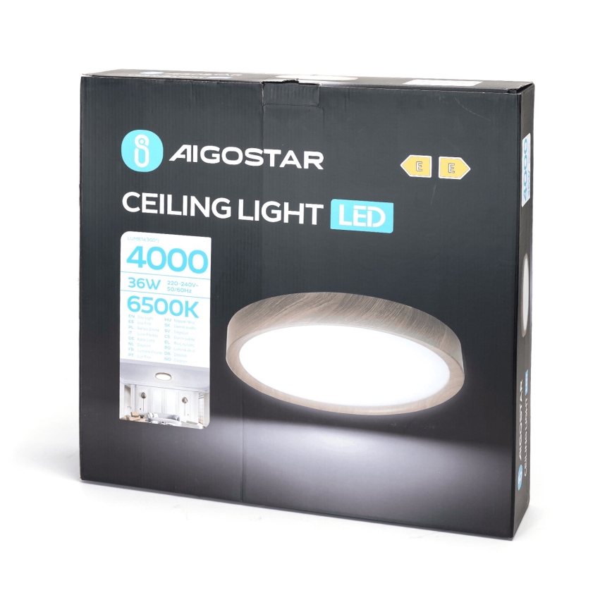 Aigostar - LED-Deckenleuchte LED/36W/230V 6500K d 48,1 cm
